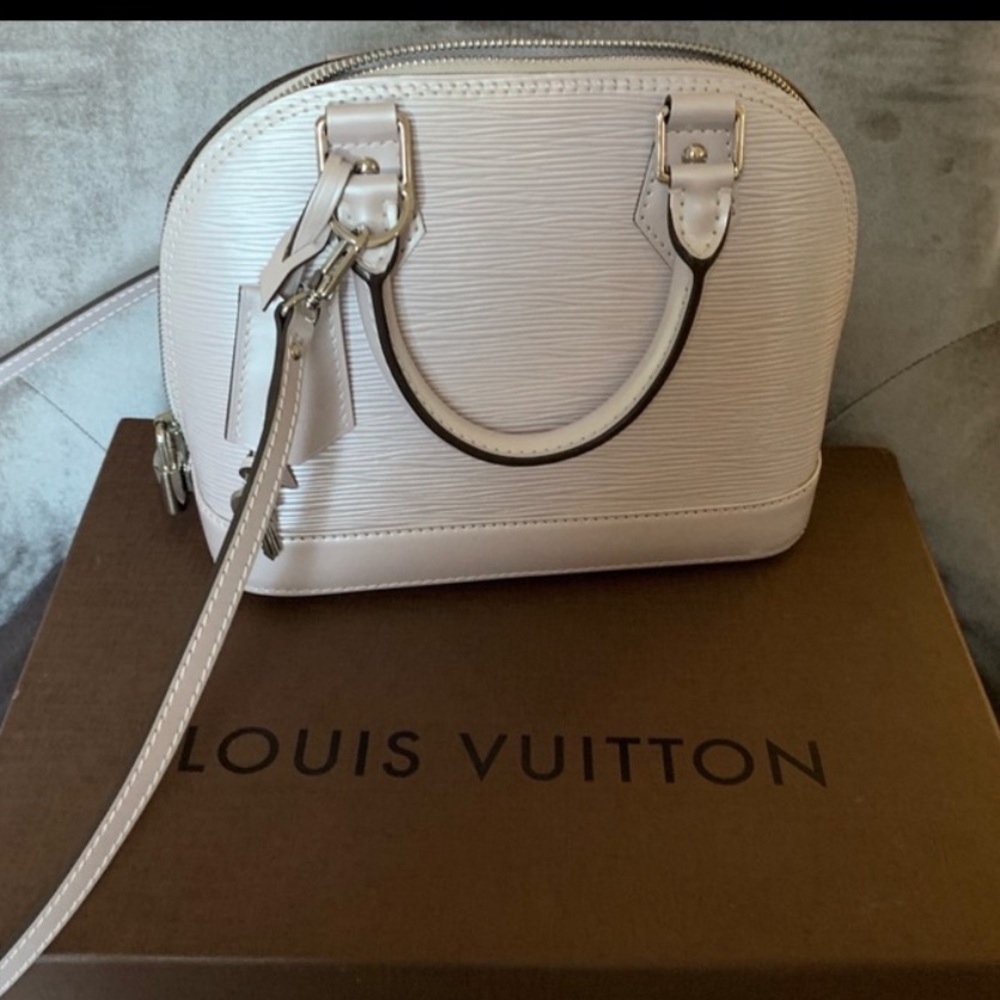Louis Vuitton Alma BB Epi Leather Satchel